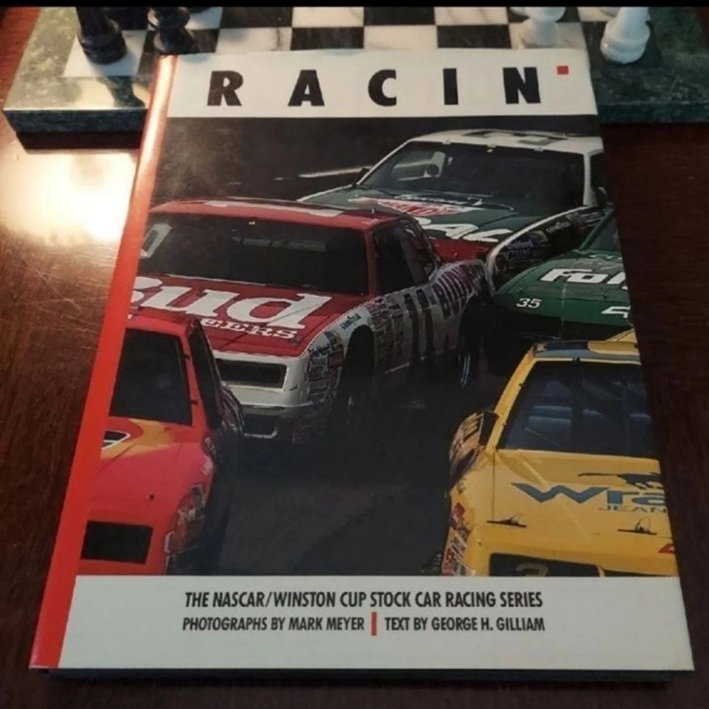 1989 NASCAR WINSTON CUP STOCKCAR RACING BOOK & SEALED VHS BUNDLE NEW!